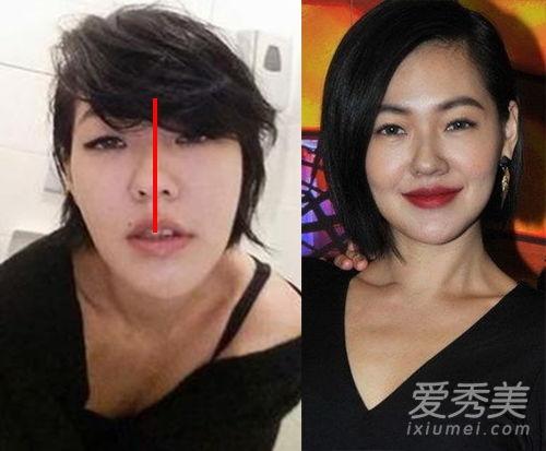 小s鼻子歪照片,揭秘明星真实一面